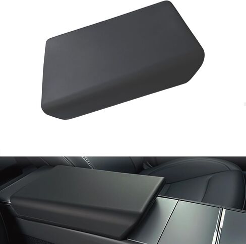 تغطية وحدة التحكم المركزية لنموذج Tesla Y Juniper & Model 3 Highland 2023-2026-TPE Premium ، غير انزلاق ، سهلة التثبيت-ملحقات داخلية-غطاء ذراعي Tesla Model Y Juniper 2025-2026 in Kuwait