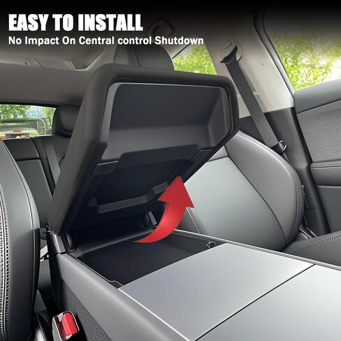 تغطية وحدة التحكم المركزية لنموذج Tesla Y Juniper & Model 3 Highland 2023-2026-TPE Premium ، غير انزلاق ، سهلة التثبيت-ملحقات داخلية-غطاء ذراعي Tesla Model Y Juniper 2025-2026 in Kuwait