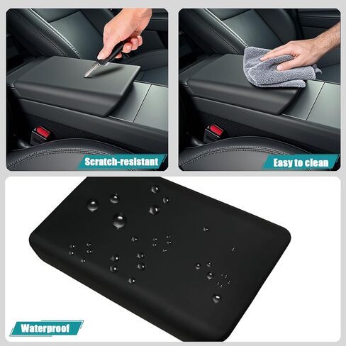 تغطية وحدة التحكم المركزية لنموذج Tesla Y Juniper & Model 3 Highland 2023-2026-TPE Premium ، غير انزلاق ، سهلة التثبيت-ملحقات داخلية-غطاء ذراعي Tesla Model Y Juniper 2025-2026 in Kuwait