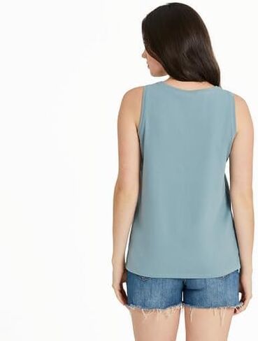 Life is Good. Women's LIG Sanscript Crusher Tank, Smoky Blue in Saudi Arabia