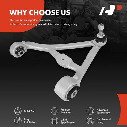 A-Premium الخلفية الخلفية الذراع اليمنى ، مع مفصل الكرة والجلبة ، متوافقة مع Jaguar XF 09-15 ، XJ 11-16 ، XK XKR 07-09 ، S-Type 00-08 ، فورد ثندربيرد 02-05 ، Lincoln LS 00-05 in Saudi Arabia