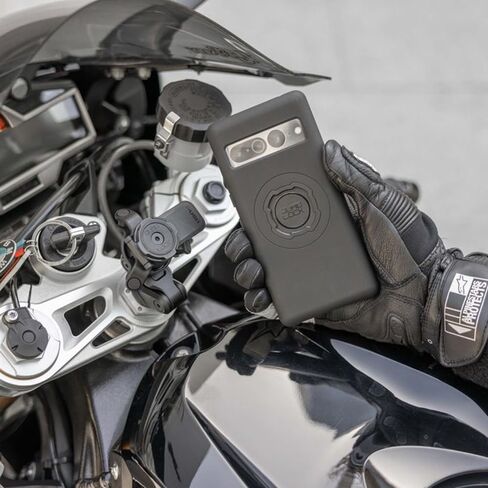 Quad Lock Motorcycle Fork Stem Mount PRO Kit with Vibration Dampener and MAG Phone Case for Pixel 9 Pro XL in Saudi Arabia