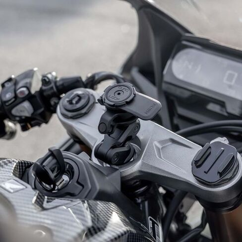 Quad Lock Motorcycle Fork Stem Mount PRO Kit with Vibration Dampener and MAG Phone Case for Pixel 9 Pro XL in Saudi Arabia