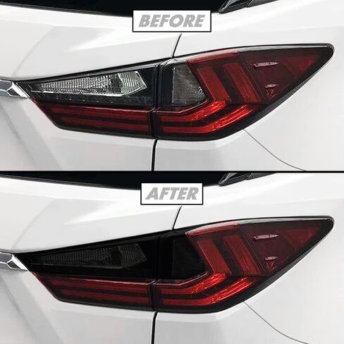 SlickMod PreCut Vinyl Smoke Tint for 2016-2019 Lexus RX Tail Light (3. Turn Signal & Reverse, 20% Dark Smoke) in Saudi Arabia