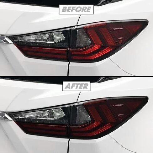 SlickMod PreCut Vinyl Smoke Tint for 2016-2019 Lexus RX Tail Light (3. Turn Signal & Reverse, 20% Dark Smoke) in Saudi Arabia
