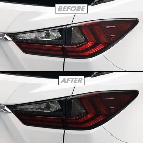 SlickMod PreCut Vinyl Smoke Tint for 2016-2019 Lexus RX Tail Light (3. Turn Signal & Reverse, 20% Dark Smoke) in Saudi Arabia