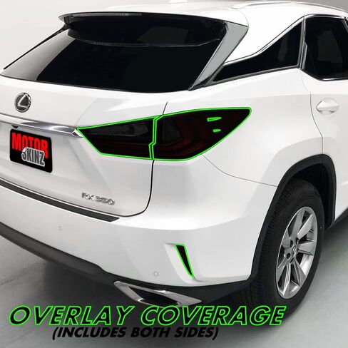 Slickmod Precut Vinyl Smoke Lint لعام 2016-2019 Lexus Rx Light (3. in Kuwait