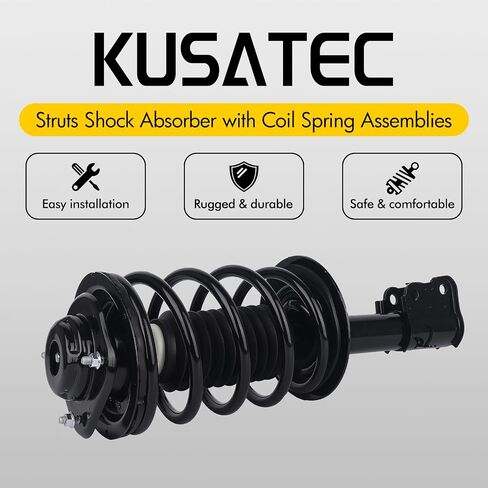 KUSATEC Front Pair Complete Struts Shock Absorber fit for Chrysler PT Cruiser 2001-2010, 171592x2 Left/Right Struts with Coil Spring Assemblies in Saudi Arabia