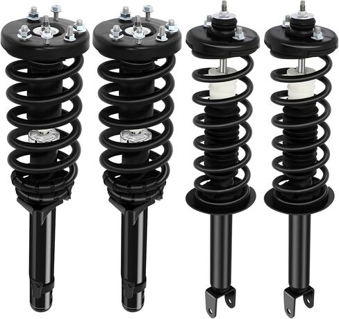 Front&Rear Complete Strut Coil and Spring Assembly Fits for 2008 2009 2010 2011 2012 for Honda for Accord 2.4L/3.5L, Struts Shocks Kit Replace 172562L 172562R 172563 in Saudi Arabia
