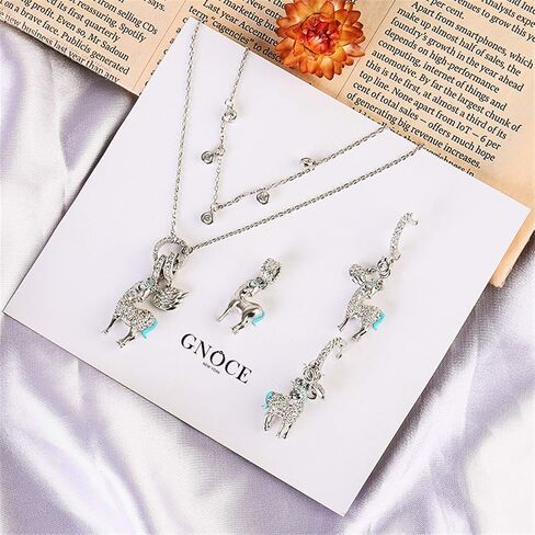 سحر GNOCE Unicorn Pendant 925 Sterling Silver Divine Soul and Spirit Charms for Bracelets & Cledlaces in Saudi Arabia