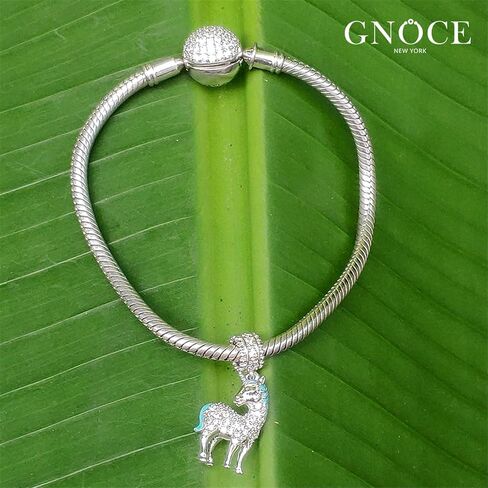 سحر GNOCE Unicorn Pendant 925 Sterling Silver Divine Soul and Spirit Charms for Bracelets & Cledlaces in Saudi Arabia