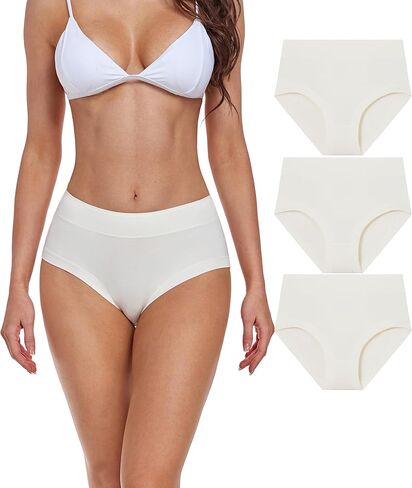 ANLIQI Women's Modal Underwear Soft Hipster Panties for Women Pack Moisture Wicking & Breathable Underwear Ladies Underpants in Kuwait