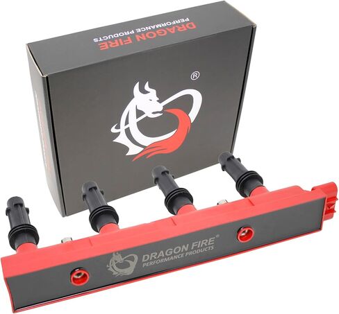 Dragon Fire Performance Ignition Coil Pack متوافق مع 2011-2020 Buick Cadillac Chevrolet Encore Elr Cruze Sonic Trax Volt 1.4l i4 Hybrid NA Turbo استبدال D521C 19005362 55579072 OEM FIT C669-DF in Saudi Arabia