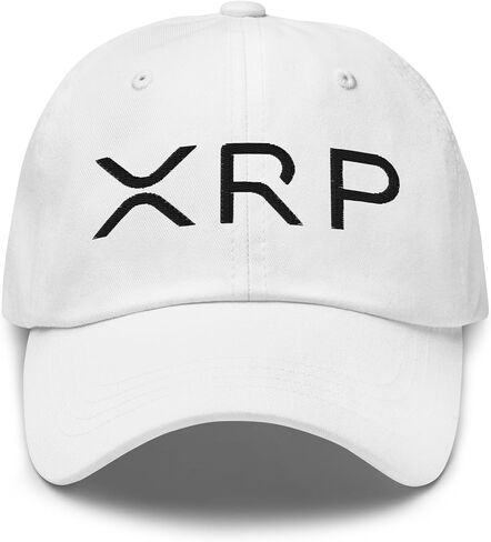 NG XRP Crypto Logo Embroidered Curved Bil Cap Relaxed Fit Low Crown Adjustable Ripple Dad Hat in Saudi Arabia