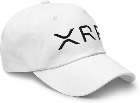 NG XRP Crypto Logo Embroidered Curved Bil Cap Relaxed Fit Low Crown Adjustable Ripple Dad Hat in Saudi Arabia