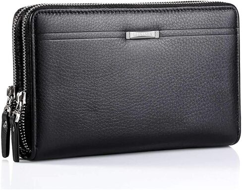 MEN MEN BUSINESS PU LEATHER WALLET Double Slutch Wart in Kuwait