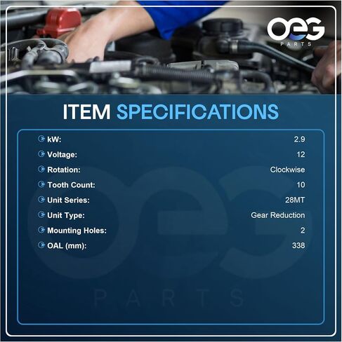 OEG Parts بداية جديدة متوافقة مع John Deere W/ 61hp Turbo Diesel 10461471 ، 10479628 ، RE62916 ، SE501400 ، TY24305 ، TY24305 ، NK0230002308 ، 41012250 ، 4101220R ، 41012756 ، SNK0029 in Saudi Arabia