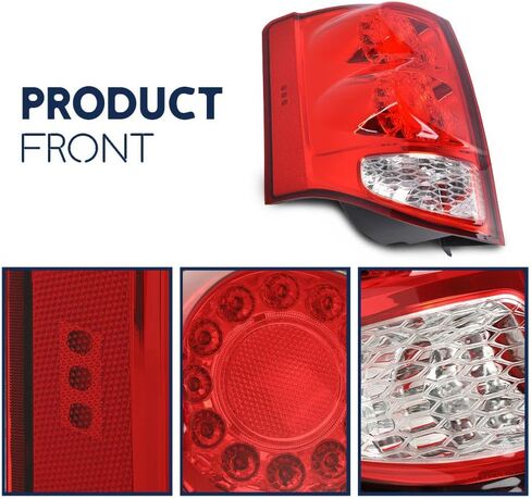 Pit66 LED LED LIDER LIGHT ANDREWBLIGE W/لمبة السائق اليسرى متوافق مع دودج جراند كارافان 2011-2020 5182535AD CH2800199 in Kuwait
