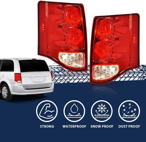 Pit66 LED LED LIDER LIGHT ANDREWBLIGE W/لمبة السائق اليسرى متوافق مع دودج جراند كارافان 2011-2020 5182535AD CH2800199 in Kuwait