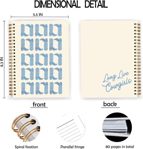 Inspirational Notebook, Be Brave Motivational Spiral Notebook 5.5x8.3, Inspirational Journal for Women for Note Taking, Motivational Spiral Journal in Saudi Arabia