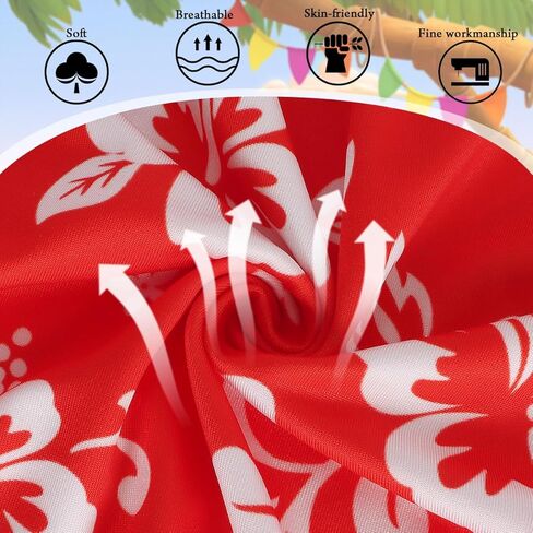 فستان بنيليون هاواي للفتيات الصيفي لباس ريد أوراق شمس الفساتين الفتيات عيد ميلاد هالوين ملابس in Kuwait