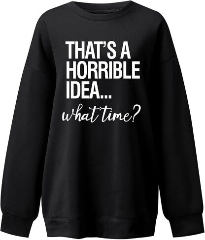 funfact أنا لا أهتم بملبة من النوع الثقيل للنساء Y2K Sweatshirts كبير الحجم in Kuwait