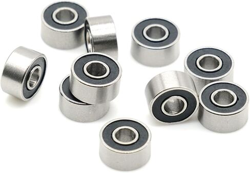 S693RS تحمل ABEC-7 (10 أجهزة كمبيوتر) 3 * 8 * 4 مم ABEC-7 HOBBY الكهربائية RC شاحنة كرة مقاوم للصدأ المحامل S693-2RS سوداء مختومة in Kuwait