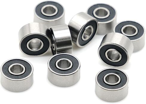 S693RS تحمل ABEC-7 (10 أجهزة كمبيوتر) 3 * 8 * 4 مم ABEC-7 HOBBY الكهربائية RC شاحنة كرة مقاوم للصدأ المحامل S693-2RS سوداء مختومة in Kuwait
