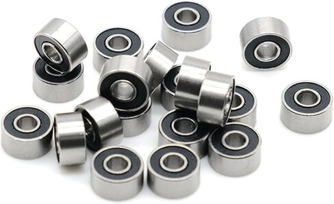 S693RS تحمل ABEC-7 (10 أجهزة كمبيوتر) 3 * 8 * 4 مم ABEC-7 HOBBY الكهربائية RC شاحنة كرة مقاوم للصدأ المحامل S693-2RS سوداء مختومة in Kuwait