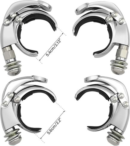 Clamps XMT-Moto 54mm 56mm الزجاج الأمامي مناسبة لـ Harley Sportster S RH1250S 2021-2025 ، Low Rider S 2020-2025 ، RIDE RIDER ST 2022-2025 ، FAT BOB 2018-2024 in Saudi Arabia