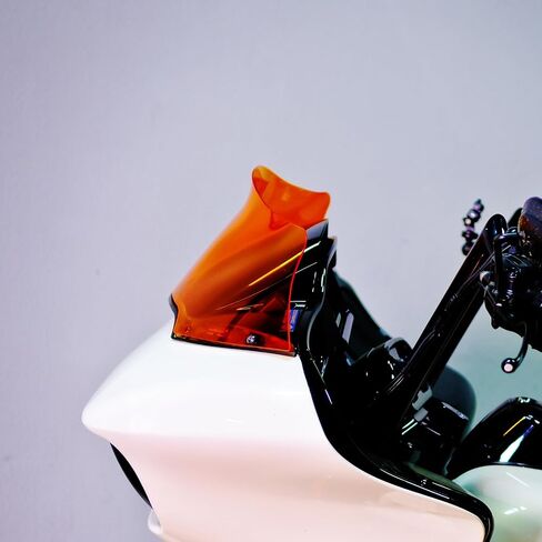POWER JAMES 8 inch Acrylic Windshield, Compatible with Harley Davidson Road Glide FLTR 2015-2025, Clear (Orange) in Saudi Arabia