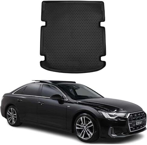 Omac Cargo Mats Liner for Audi A6 S6 Sedan C8 2019-2024 TPE Black in Saudi Arabia