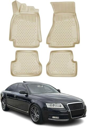 Omac Cargo Mats Liner for Audi A6 S6 Sedan C8 2019-2024 TPE Black in Saudi Arabia