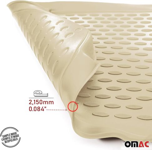 Omac Cargo Mats Liner for Audi A6 S6 Sedan C8 2019-2024 TPE Black in Saudi Arabia