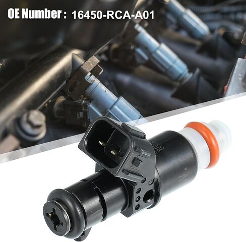 X Autohaux 6pcs No.16450-RCA-A01 استبدال فوهة حقن الوقود لـ Honda Accord 2003-2007 3.0L لـ Honda Odyssey 3.5L 2005-2017 in Saudi Arabia
