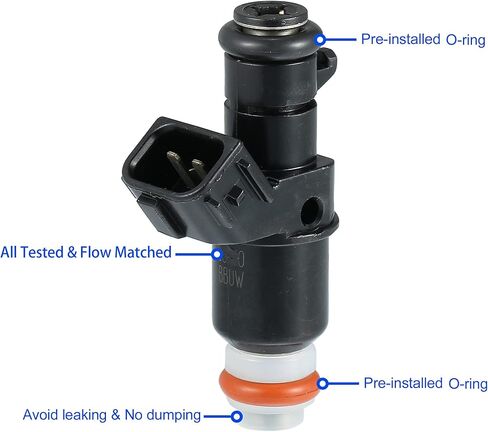 X Autohaux 6pcs No.16450-RCA-A01 استبدال فوهة حقن الوقود لـ Honda Accord 2003-2007 3.0L لـ Honda Odyssey 3.5L 2005-2017 in Saudi Arabia