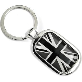 PTDECALS 1 PCS سبيكة المعادن المملكة المتحدة المملكة المتحدة GB Flag Union Jack keychain سيارة السيارات المركبة المنزل مدرسة مفتاح سلسلة المفاتيح 3.15 "x1.18" in Kuwait