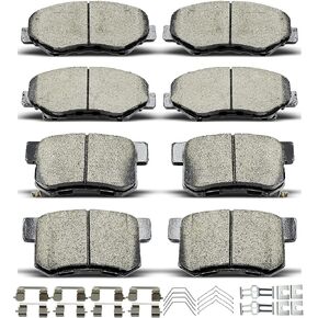 D536 D914 8pcs Ceramic Front Rear Brake Pads With Clips Fit For 2002-2004 For Honda CR-V,2003-2011 For Honda Element in Saudi Arabia
