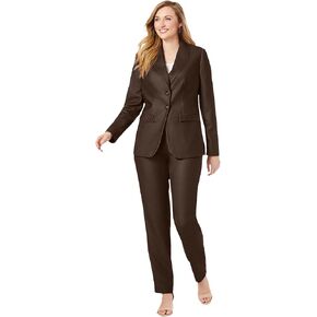 Jessica London Women's Plus Size Two Piece Single Breasted Pant Suit Set in Kuwait