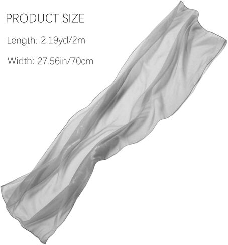 Jolbndcv Soft Chiffon Women's Scarfs Shawl and Wraps for Evening Dresse Lightweight Silky Wedding Shawl Wraps Bridal Scarve in Kuwait