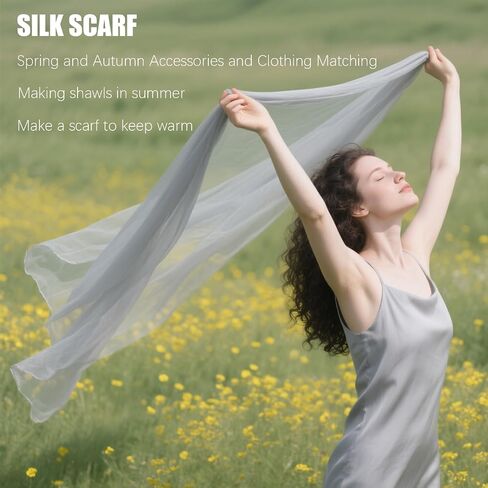 Jolbndcv Soft Chiffon Women's Scarfs Shawl and Wraps for Evening Dresse Lightweight Silky Wedding Shawl Wraps Bridal Scarve in Kuwait