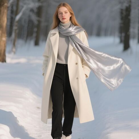 Jolbndcv Soft Chiffon Women's Scarfs Shawl and Wraps for Evening Dresse Lightweight Silky Wedding Shawl Wraps Bridal Scarve in Kuwait