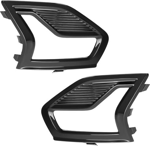 زوج Hecasa LED LED LID Light & Pozel متوافق مع استبدال Ford Fusion 2019-2020 لـ FO2593252 FO2592252 مجموعة مصباح الضباب مجموعة محطات الصدمات الأمامية in Saudi Arabia