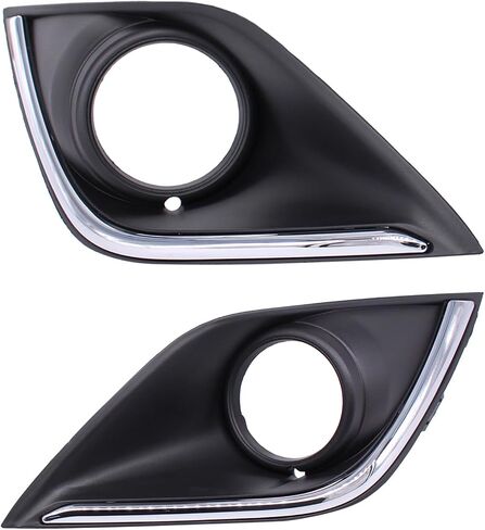 ApplianPar 2Pcs Front Left Driver and Right Passenger Side Fog Light Cover for Outlander 2016 2017 2018 2019 in Saudi Arabia
