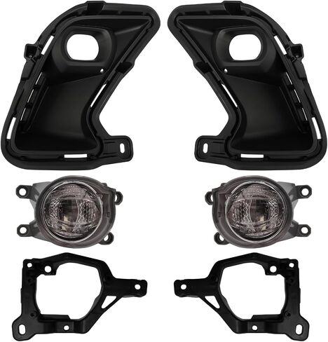 LED Fog Lights For Toyota Grand Highlander 2024 2025 Front Bumper Fog Lamp Assembly With Bezels Harness Switch in Kuwait