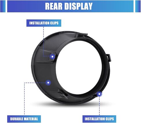 Nixon Offroad Lights Lights Cover Fog Lamp Lamp Trim لعام 2010 2011 2012 2013 Chevrolet Chevy Camaro Fog Light ، مصابيح الضباب المصنع الأسود OEM تغطي مجموعات زوج الإطار ، وركاب وسائق السائق in Saudi Arabia