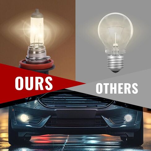 HECASA 2PC FOG LIGHT متوافق مع 2005-2024 FORD FOCUS C-MAX Explorer Fiesta Freestyle Fusion Mustang Ranger Taurus X Connec in Saudi Arabia