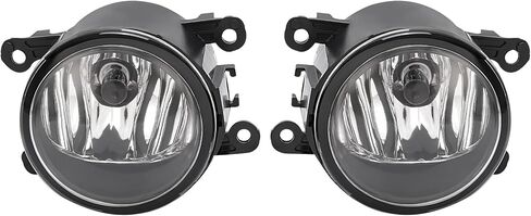 HECASA 2PC FOG LIGHT متوافق مع 2005-2024 FORD FOCUS C-MAX Explorer Fiesta Freestyle Fusion Mustang Ranger Taurus X Connec in Saudi Arabia