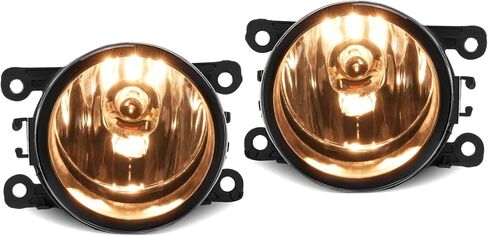 HECASA 2PC FOG LIGHT متوافق مع 2005-2024 FORD FOCUS C-MAX Explorer Fiesta Freestyle Fusion Mustang Ranger Taurus X Connec in Saudi Arabia