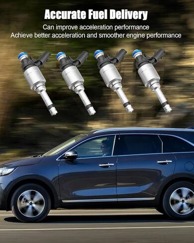 35310-2GGA0 Fuel Injector Fit for Hyundai Sonata 2.4L 2015-2017 Fit for Kia Sorento 2.4L 2016-2018 Replace 353102GGA0, 4 Pcs in Saudi Arabia